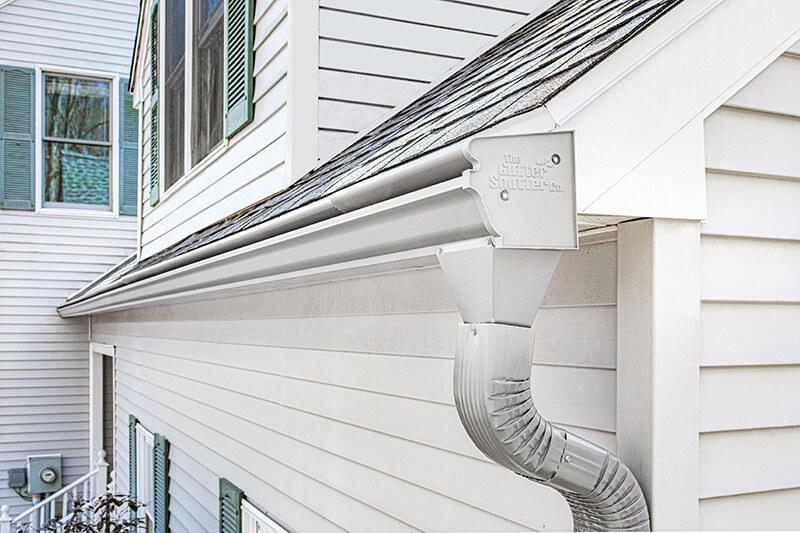 Gutter Shutter carries 20% more water than standard gutters